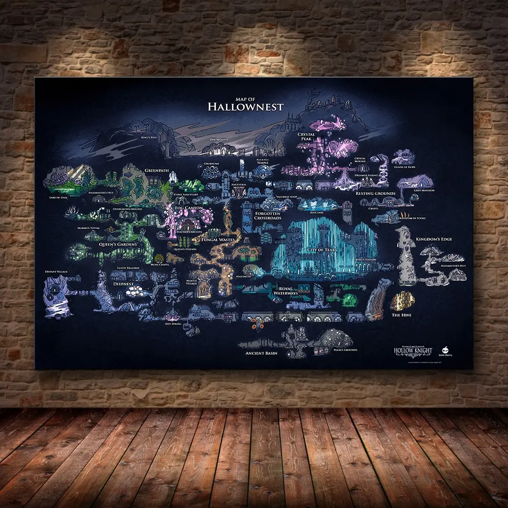 Póster de mapa del juego Hollo - Star Map Poster reseña y precio